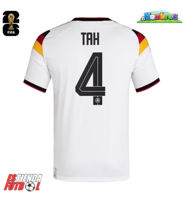 Alemania Jonathan Tah #4 Primera Equipación Mundial 2026 Manga Corta